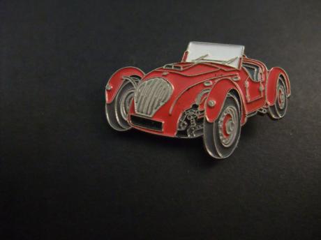 Healey Silverstone open tweezitter racesportwagen, roadster rood 